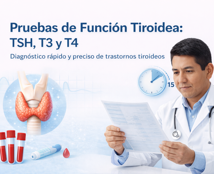 Pruebas de Función Tiroidea: TSH, T3 y T4 en el Diagnóstico Rápido y Preciso de Trastornos Tiroideos