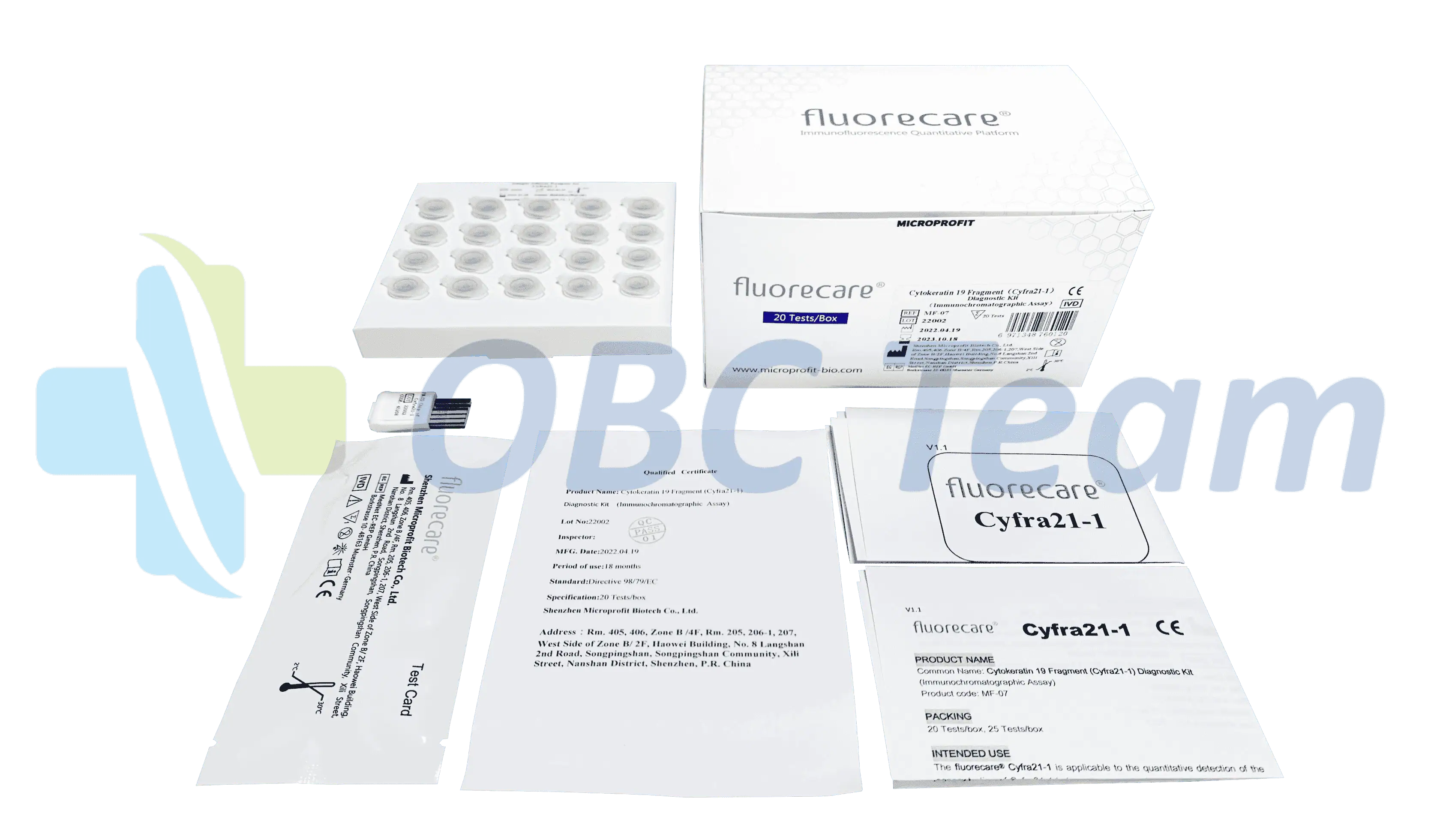 Fluorecare® Cytokeratin Fragment 21-1 (Cyfra 21-1)